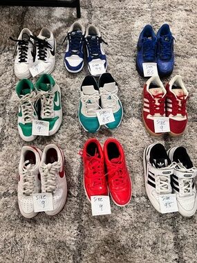 Men’s Sneakers - Nike, Jordan, and Adidas